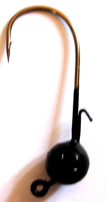 Sezial Rundkopf Jighaken Trendex von Behr mit extra "Festhalter" schwarz - Bild 1 von 4