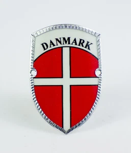 Stocknagel Stockemblem Stockschild - Dänemark / Danmark / Wappen - NEUWARE - Imagen 1 de 1