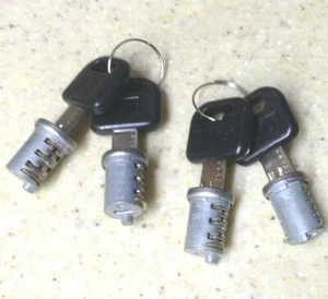*NEW* 2 SETS FIC REPLACEMENT DUAL CYLINDERS WITH KEYS CW 433 RV LOCK MOTERHOME - Picture 1 of 1