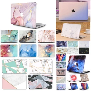 Matte Marble Hard Case Cover Shell for Macbook Air Pro 13 and Retina 13 inch - Imagen 1 de 70