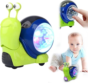 Crawling-Interactive-Walking Crawling Snail Baby Toys 6-12 Months - Interactive - Picture 1 of 12