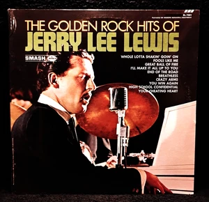 (SEALED) JERRY LEE LEWIS  "GOLDEN ROCK HITS OF"  (RARE VINYL / 1982 REISSUE) - Picture 1 of 5