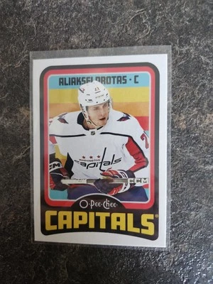 2024-25 O-Pee-Chee Retro Base Aliaksei Protas Card# 114 - Image 1 of 2