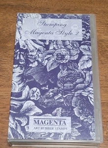 Stamping Magenta Style - Art Rubber Stamps VHS Video - Picture 1 of 3