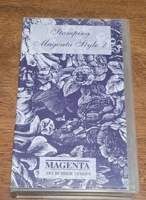 Stamping Magenta Style - Art Rubber Stamps VHS Video - Image 1 of 3