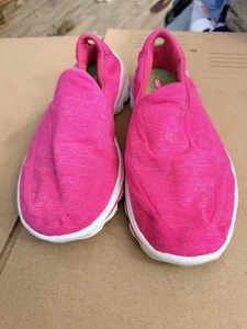 Skechers Größe 10 Go Walk 2 Super Sock Slipper Schuhe in Pink gebraucht - Bild 1 von 9