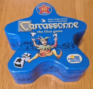 Rio Grande Boardgame Carcassonne - The Dice Game Tin Complete Rare - Picture 1 of 2