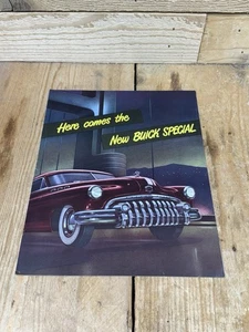 Vintage 1949 Car Dealer Foldout Catalog “Here Comes The New Buick Special” GM - Picture 1 of 5