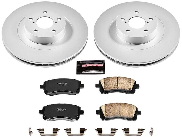 Kit de pastillas de freno delanteras y rotor para Subaru Outback 2001-2002 PW554YQ Foto 1 de 1
