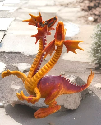 Monstruo dragón doble cabeza 1983 ARCO IND LTD Hong Kong Foto 1 de 4