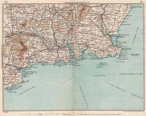 IRELAND SOUTH COAST. Waterford Wexford Kilkenny Dungarvon Clonmel 1949 old map - Picture 1 of 2