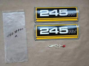 1975 Ski-Doo 245 Snowmobile Kill Switch Tether and Tunnel Decals- NOS - Picture 1 of 5
