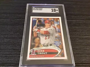 2012 Topps Update Mike Trout #US144 SGC 10 #7920888 - Bild 1 von 3