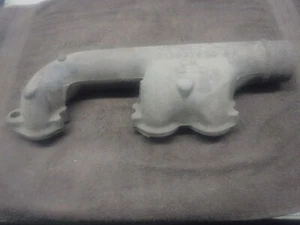 1936-52 Buick Straight 8 320 CI Front Exhaust Manifold Used Part # 1288765 - Afbeelding 1 van 7