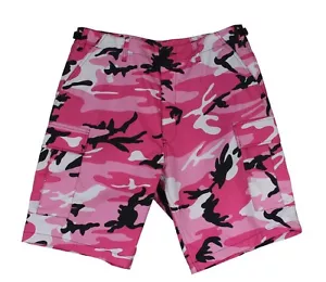 Rothco 65420 Pink Camo BDU Shorts - Picture 1 of 1