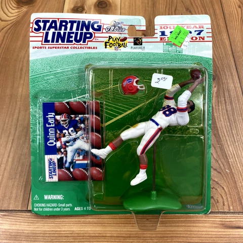 DEADSTOCK Starting Lineup 1997 Quinn Early Buffalo Bills Action Figure Cover
