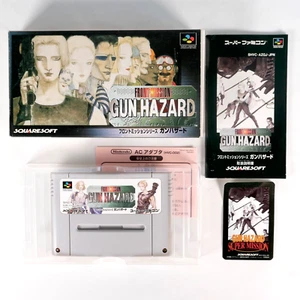 FRONT MISSION Gun Hazard Nintendo Super Famicom SFC SNES Card Jap Japan - Photo 1/5