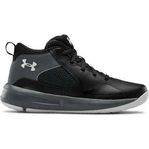 Under Armour GS Lockdown 5Y & 6Y Black/Pitch Gray 3023533-001 New in box - Picture 1 of 5