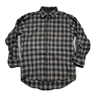 Vintage Pendleton Schurwolle geknöpftes Shirt kariert langärmeliges Oberteil Größe Medium - Bild 1 von 6