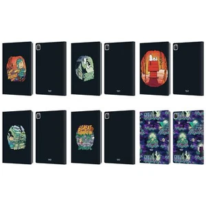 OFFICIAL PEANUTS SPOOKTACULAR LEATHER BOOK WALLET CASE COVER FOR APPLE iPAD - Picture 1 of 12