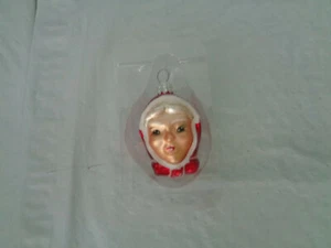 2000 - Hallmark Keepsake - Li'L Mrs. Claus - Hand Blown Glass Ornament - Picture 1 of 1