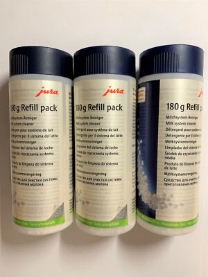 3 x Jura 24212 Milchsystemreiniger 180g Nachfüller - Mini-Tabs  3 er Pack - Bild 1 von 2