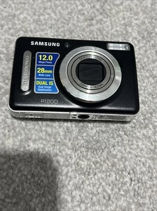 Cámara digital Samsung P1200, negra sin cargador - Imagen 1 de 5