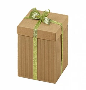 Set N.10 Box 10X10X20 H Favor Gift Wave Avana Base + Lid Supers - Picture 1 of 1