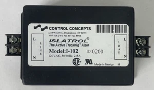 CONTROL CONCEPTS I-102 ISLATROL THE ACTIVE TRACKING FILTER 120VAC 50/60HZ 2.5A - Picture 1 of 6