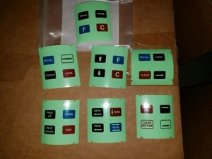 NEW Panasonic POS 4-button Bump Bar overlay pack Fill Clear and 6 others all NEW - Picture 1 of 1