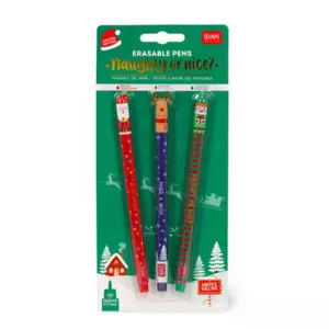 SET 3 PENNE GEL CANCELLABILI LEGAMI NATALE 2024 .- Limited Edition - Bild 1 von 6