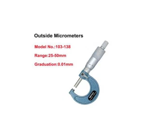 Mitutoyo Micrómetro Exterior 103-138 25-50mm Micrómetros IP65 0.01mm - Imagen 1 de 4