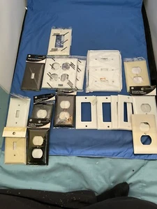 Posten Kunststoff Wandplatte Steckdose & Schalter Abdeckplatten! - Bild 1 von 10