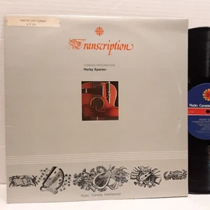 HERBY SPANIER Forensic Perturbation LP Radio Canada Intl RCI 376 JAZZ - Imagen 1 de 8
