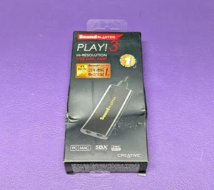 New Creative Labs External USB Audio Adapter Sound Blaster Play! 3 SB1730 - Picture 1 of 3