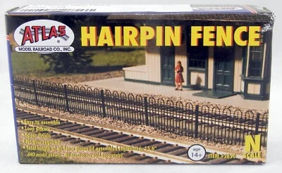 N Scale Hairpin Fence Kit - Atlas #2850 - Image 1 of 3
