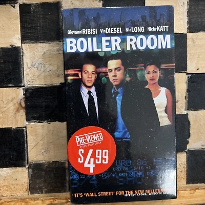 Boiler Room (VHS, 2000) Giovanni Ribisi, Vin Diesel,pre-viewed Resealed Foto 1 de 4