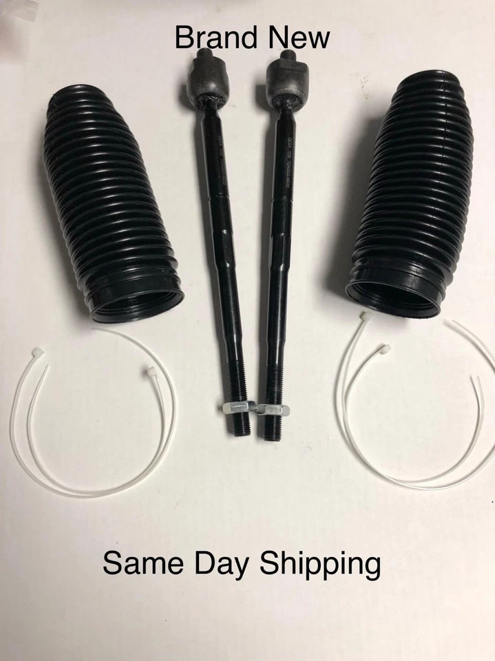 ✅4 pc Set TWO NEW Inner Tie Rod TWO BOOTS FOR FORD EXPLORER RANGER MAZDA B3000✅ Foto 1 de 1