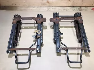 Jeep TJ Wrangler 1997-2002 Front Flip Folding Seat Bracket Slider Pair FREE SHIP - Bild 1 von 9