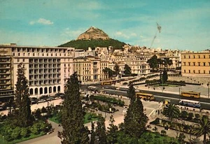 Postcard Constitution Square Place de La Constitution Building Athens Greece - Picture 1 of 2