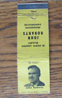 CANADIAN POLITICAL MATCHBOOK COVER: PC CANDIDATE JOHN ROBARTS MATCHCOVER -C8