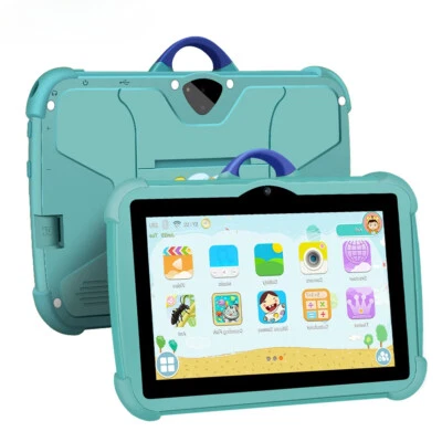 7In Global Version WiFi Kids' tablet Quad Core 4GB RAM 64GB ROM Dual BOW Cameras - Image 1 of 4