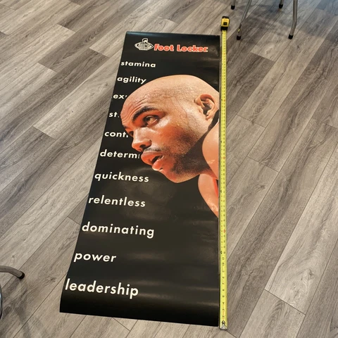 Charles Barkley 6 Foot Card Stock Dual Side Wall Display Cover
