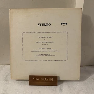 Marie-Claire Alain – Organ Works Of Bach, Vol 5 - Vinyl Record LP - VG+/VG+ - Picture 1 of 2