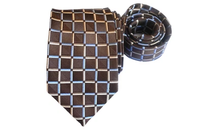 MICHAEL KORS CORBATA HOMBRE MARRÓN/GEOMÉTRICA ANCHO: 3.50" LARGO: 59" Foto 1 de 3