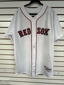 NEW Vintage Boston Red Sox Johnny Damon #18 Jersey Adult Mens 48 Majestic USA - Picture 1 of 7
