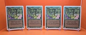 🟢🟢🟢 (4) 1994 MAGIC The Gathering WILD GROWTH REVISED 3RD EDITION PLAYED 🟢🟢2 - Picture 1 of 10