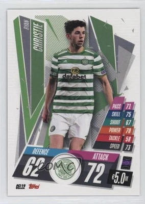 2020-21 Topps Match Attax UCL Celtic FC Ryan Christie #CEL12 Rookie RC - Image 1 of 2