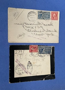 1906-16 ENTREGA ESPECIAL NARANJA SUR NJ - ISLA PESQUERA NY + BROOKLYN MOURNING CA - Imagen 1 de 2