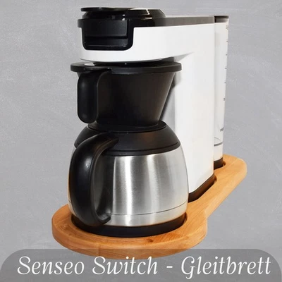 Gleitbrett für Philips Senseo® Switch Kaffeepadmaschine - BAMBUS  - Bild 1 von 4